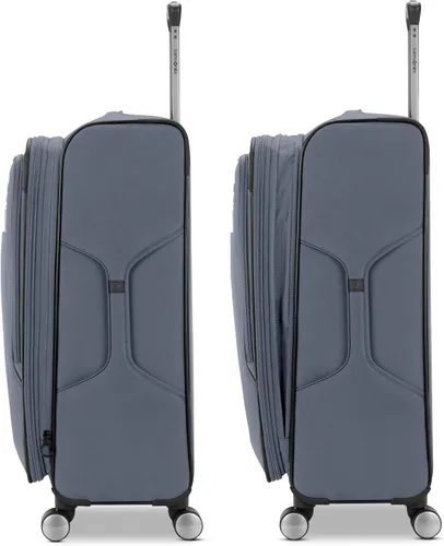 Vista 60 de Samsonite - Equipaje ligero y suave de la colección Ascella 3.0, con ruedas giratorias, Negro