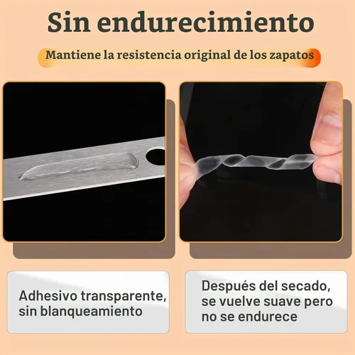 Vista 3 de PHIXBEAR Adhesivo de reparación de pegamento para zapatos de grado profesional, pegamento flexible transparente y resistente: bajo olor, sin blanco