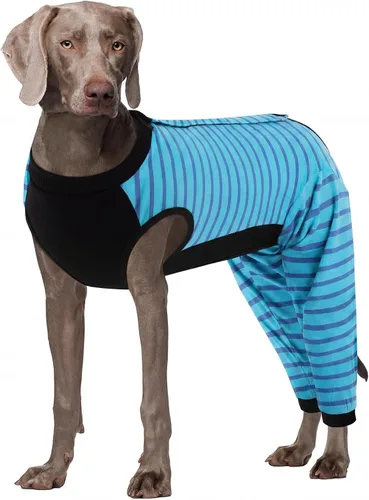 Vista 40 de Kuoser Traje de Cirugía para Perro Hembra Esterilización Macho Castración, Manga de Pierna de Perro para Dejar de Lamer Enterizo Suave para Perro