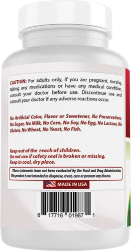 Vista 7 de Best Naturals Zinc 100 mg con vitamina C y D3 180 comprimidos sin gluten y sin OMG