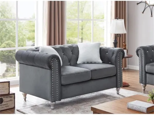 Vista 2 de Sillón Glory Furniture Delray, Gris