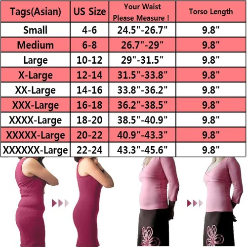 Vista 2 de Corsé de entrenamiento de cintura para mujer, moldeador de cuerpo, control de abdomen con ganchos ajustables