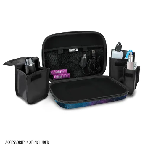 Vista 2 de USA GEAR Funda de viaje para Galaxy Vape XL, funda rígida para vapes, bolígrafos Dab, bolígrafos de batería y accesorios, resistente al agua, 3