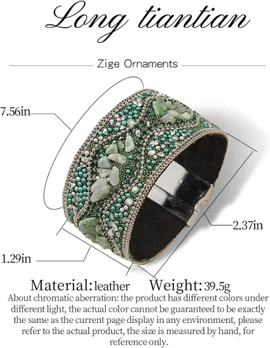 Vista 7 de Long tiantian Pulseras bohemias para mujer, hechas a mano, con cuentas de semillas, pulsera para hombre, joyería bohemia, regalos de verano