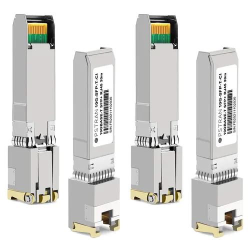 Vista 25 de Módulo transceptor de cobre 10GBASE-T SFP+ RJ45 compatible con Arista SFP-10GE-T 10G SFP+ 98.4 ft Cat6a/7