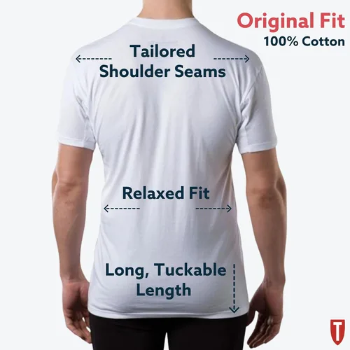 Vista 2 de Camiseta interior de algodón a prueba de sudor para hombre, bloqueo de olor Blanco