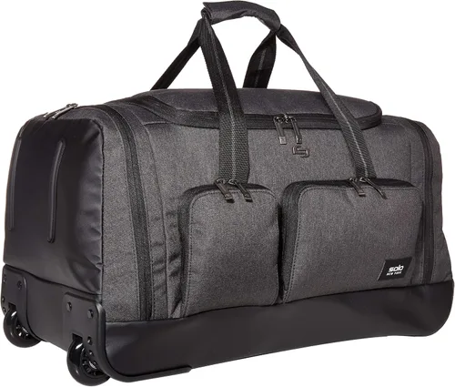 Vista 4 de Solo New York Leroy Bolsa de viaje con ruedas, capacidad de 49 litros, gris, 22 pulgadas, Gris, Leroy - Bolsa de viaje con ruedas, capacidad de 49 l