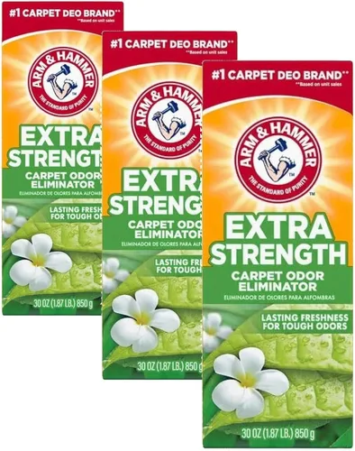 Vista 2 de Arm & Hammer eliminador de olor extrafuerte para tapete + eliminador de óxido. 2 cajas, 18 oz.