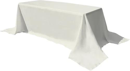 Vista 58 de GEFEII Servilletas de tela de poliéster sólido de 18 x 18 pulgadas para cocina, mantel rectangular cuadrado redondo para bodas, fiestas