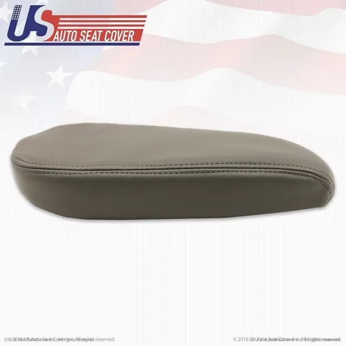Vista 7 de 2002 a 2007 compatible con Ford F250 F350 Lariat cubierta de apoyabrazos Flint cuero gris