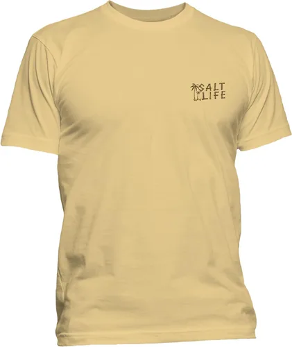 Vista 2 de Salt Life Camiseta estándar Stop N Dock de manga corta con cuello redondo para hombre