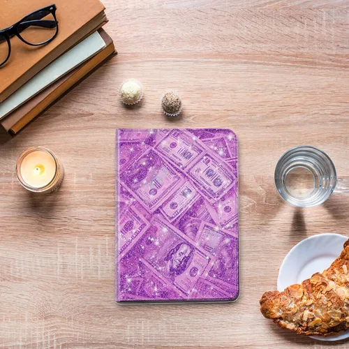 Vista 49 de Funda para tablet Kinlde Fire HD 10 (11ª generación 2021) Fire HD 10 Plus 2021, delgada, de piel sintética, con función atril, función atril