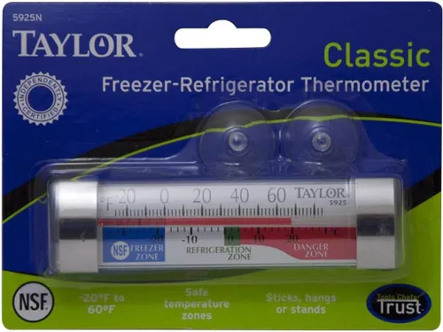 Vista 2 de Taylor Precision Products - 5925N termómetro guía de congelamiento, clips de acero inoxidable, 6