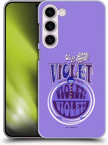 Vista 13 de Head Case Designs Willy Wonka and The Chocolate Factory Candy Bar Graphics - Carcasa rígida compatible con Samsung Galaxy S23+ 5G
