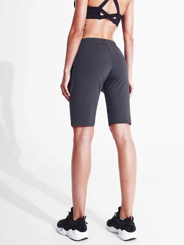 Vista 43 de NELEUS Pantalones cortos de correr ligeros para mujer, pantalones cortos atléticos de entrenamiento para yoga con bolsillo