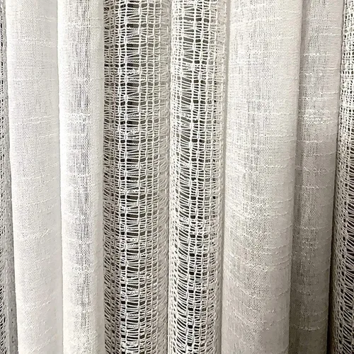 Vista 17 de Ikiriska Cortina de lino transparente extra larga (1 panel) hecha a medida de 12 13 14 15 16 17 18 20 24 pies 2 pisos gris, beige, blanco, crema
