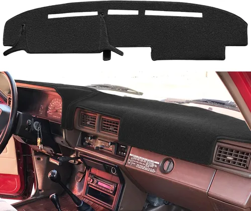 Vista 6 de Funda para salpicadero de ajuste personalizado para camioneta pickup Toyota 4Runner 1984-1988, almohadilla protectora de salpicadero F95 (Beige)