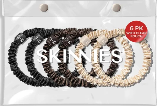 Vista 24 de SUNDAYSILKS™ - Lujosos coleteros de seda de morera para mujeres y niñas Coleteros antideslizantes y sedosos para el cabello natural, rizado, fino