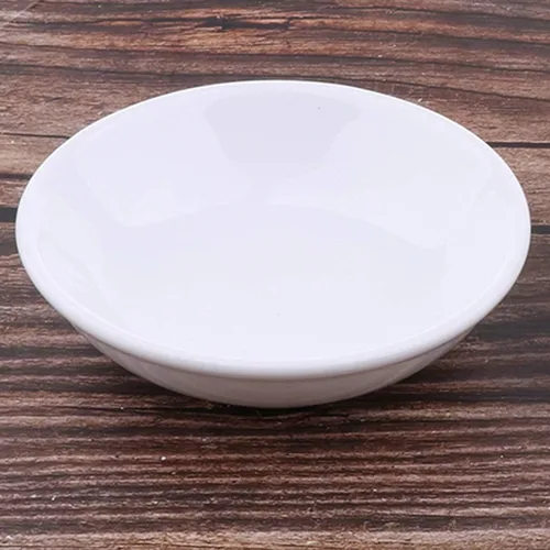 Vista 3 de 2 platos redondos de cerámica de repuesto de 3.8 pulgadas para quemador/calentador de aromaterapia de aceite eléctrico, calentador de aceite de cera