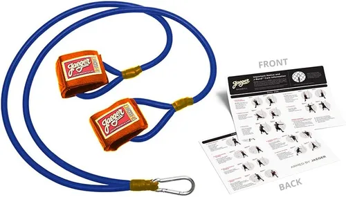 Vista 8 de Jaeger J-Bands Bandas de resistencia para lanzadores. Entrenador de lanzamiento de béisbol y softbol y entrenador de brazos. Bandas de lanzamiento