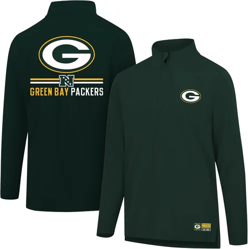 Vista 87 de Ultra Game Men's NFL Official Super Soft Quarter Zip Long Sleeve T-Shirt