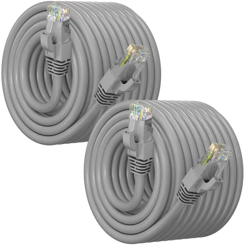 Vista 65 de Maximm Cable Ethernet Cat6, color negro (paquete de 2), cable UTP de 10 Gbps 550 MHz