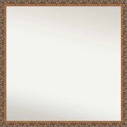 Vista 74 de Amanti Art Espejo de baño de bronce para sobre fregadero, 29 x 19 pulgadas, espejo rectangular de bronce antiguo, marco de madera tradicional