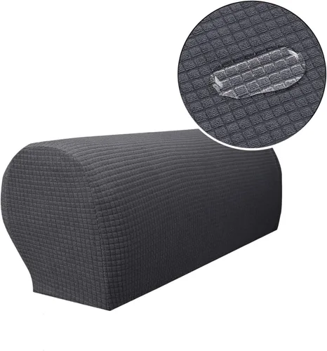 Vista 8 de Fundas repelentes al agua para reposabrazos de sofá, tela elástica de elastano, antideslizante, protector de muebles, fundas para sillón reclinable