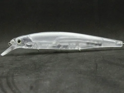 Vista 50 de 10 Señuelo en Blanco sin Pintar Minnow Crankbait de Agua Superior sin Labios Jerkbait Señuelos de Pesca