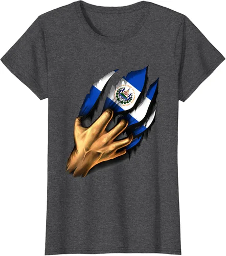 Vista 6 de El salvador bandera camisa salvadoreña en mi