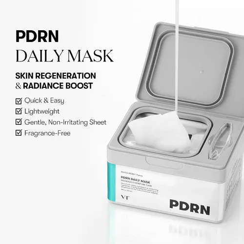 Vista 5 de VT COSMETICS Máscara de hoja diaria PDRN 100 Essence & PDRN
