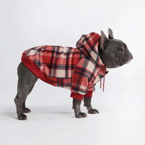 Vista 74 de Spark Paws Sudadera con capucha para perro, suéter de primera calidad para perros pequeños, medianos y grandes Trajes cálidos para bulldogs
