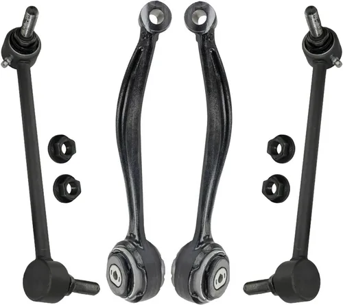 Vista 184 de Detroit Axle - Barras estabilizadoras de brazos de control delanteros 4WD para Ford 2005-2008 F-150 Lincoln Mark LT, 2 brazos de control superiores