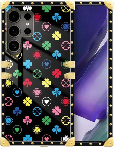 Vista 68 de Funda compatible con Samsung Galaxy S10 4G, TPU suave de lujo y parte trasera de policarbonato duro para niñas y mujeres, funda protectora a prueba