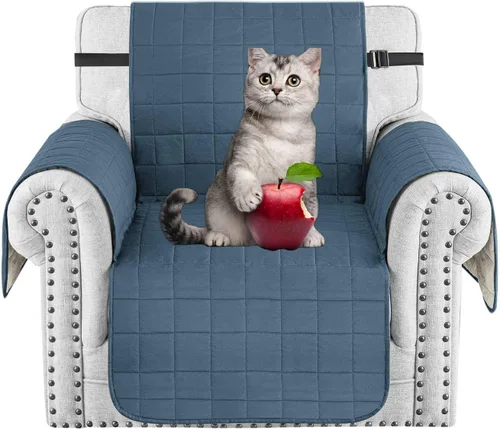 Vista 21 de MAXIJIN Fundas impermeables para sofá de 3 cojines, aptas para mascotas, fundas acolchadas para sofá de 69 pulgadas, lavables, protector de sofá