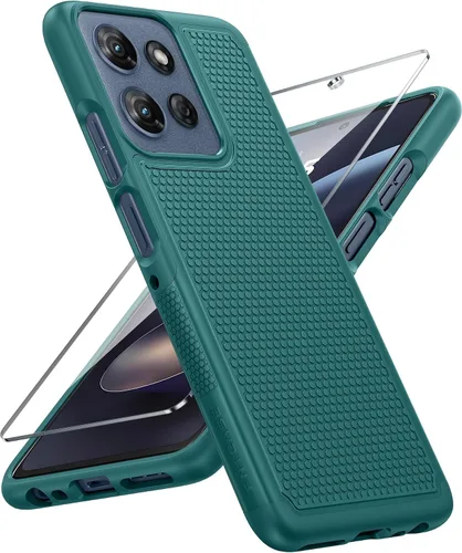 Vista 43 de FNTCASE Funda para iPhone 17 Pro: Fundas delgadas translúcidas de color azul claro compatibles con MagSafe, protección completa de la cámara