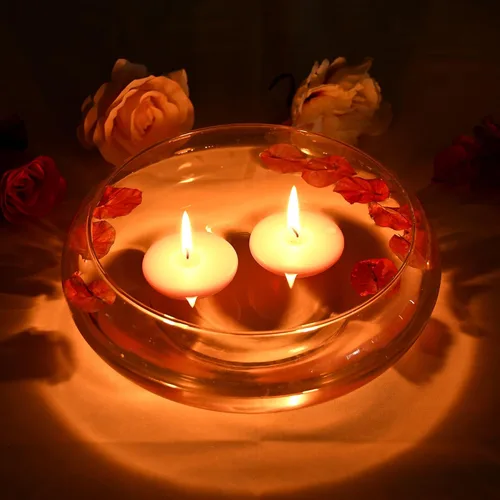 Vista 5 de Zest Candle CFZ-025 - Velas flotantes de 24 piezas, 2.25 pulgadas, rosa claro