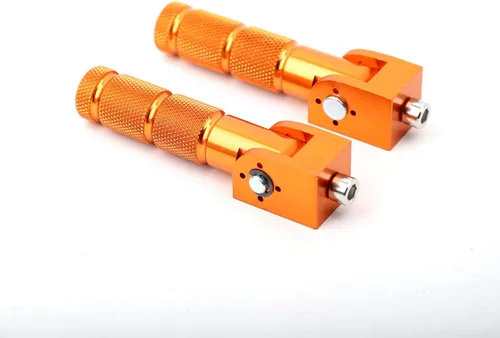 Vista 10 de Minho Negro CNC Reposapiés Plegables para Motocicleta y Bicicleta, Clavijas M8, Apoyapiés Trasero para Mini Bicicleta, Partes para Honda Grom