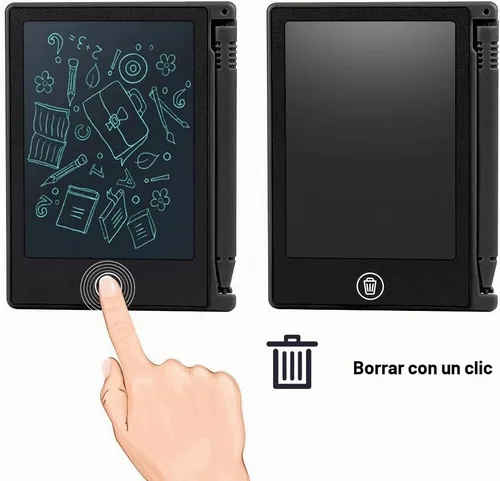Vista 7 de Wendry Tablero de dibujo LCD, tableta de dibujo digital de 4.5 pulgadas para niños/niños, nota de recordatorio de lista de notas (negro)