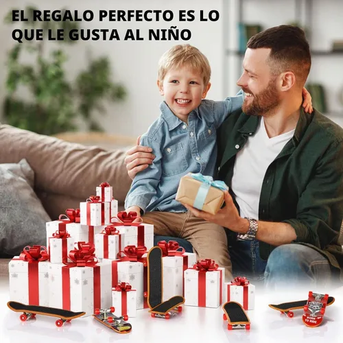 Vista 2 de Minipatinetas para Dedos 12PCS Juego Profesional de Tablas para Dedos Creativas Movimiento de Dedos, Kit Inicial de Mini Skateboards Favoritos de 12