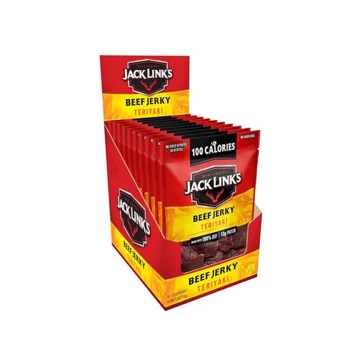 Vista 7 de Jack Links - Carne seca de res sabor Teriyaki, 8 onzas