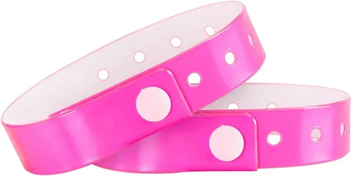 Vista 8 de Ouchan Pulseras de plástico negras - Paquete de 500 pulseras para eventos, club, música, reuniones y fiestas