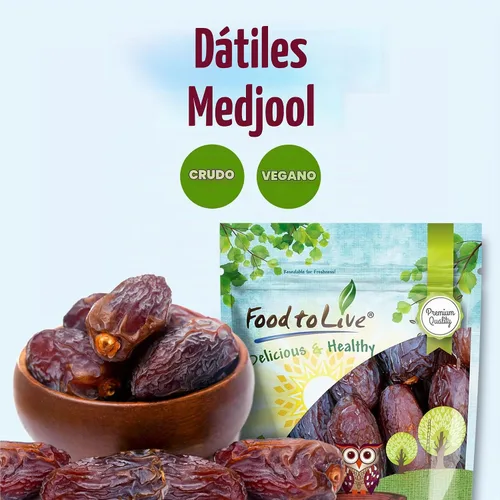 Vista 4 de Food To Live ® dátiles Medjool (1 libra)