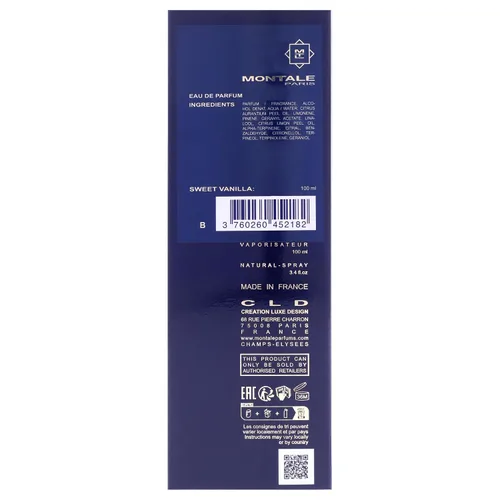 Vista 7 de MONTALE Eau de Parfum en aerosol, vainilla dulce, 3.4 onzas líquidas