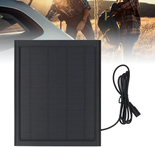Vista 5 de MAVIS LAVEN Cargador de batería solar de 6 W, cargador de panel solar, mantenedor de batería solar con carga rápida inteligente, tasa de conversión