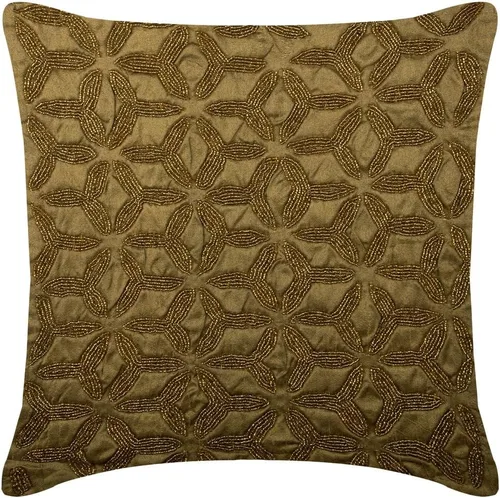 Vista 14 de The HomeCentric Funda de almohada dorada, funda de almohada geométrica moderna, funda de almohada de 12 x 12 pulgadas (11.8 x 11.8 in), funda
