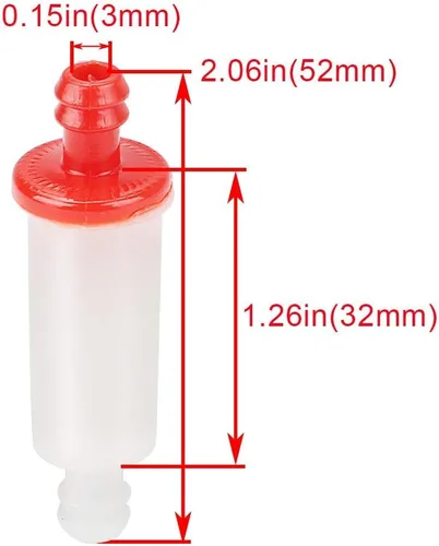 Vista 2 de Tvent 2530009 - Filtro de combustible de repuesto para Polaris Trail Boss 250 325 330 Polaris Sportsman 400 500 550 (paquete de 2)