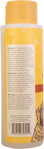Vista 11 de Burts Bees for Pets Champú hipoalergénico para perros, manteca de karité