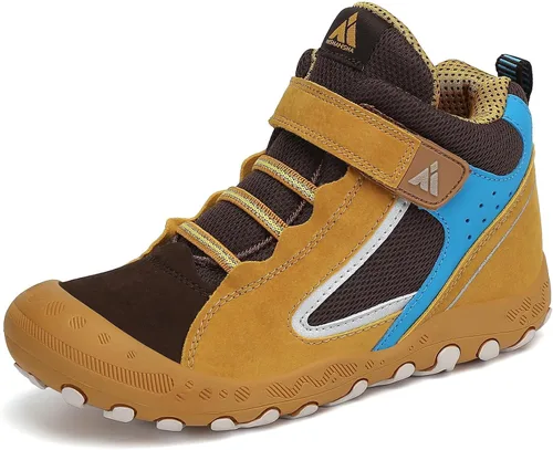 Vista 36 de Mishansha Botas de Senderismo para Niños Pequeños Niñas Niños Zapatos de Senderismo Resistentes al Agua Anti-Colisión Antideslizantes Atléticas