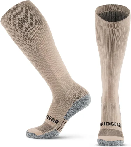 Vista 24 de MudGear Calcetines de compresión graduados, duraderos, resistentes al sudor, calcetines de rendimiento OCR con plantilla acolchada, fabricados